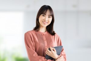 仕事を楽しむ女性